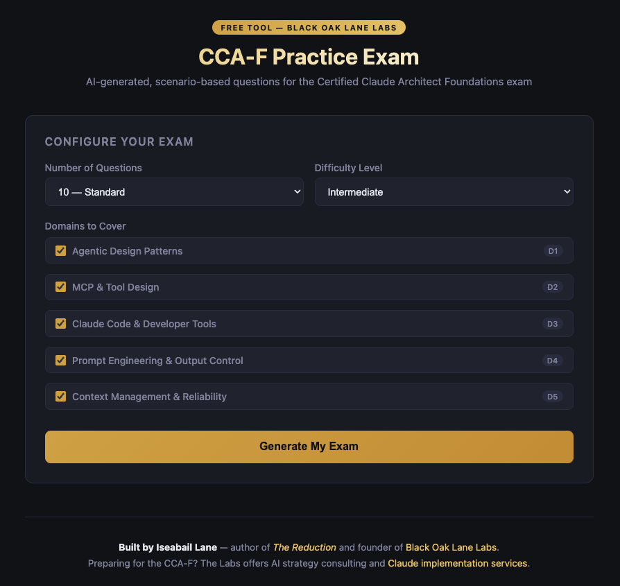 CCA Exam Tool preview